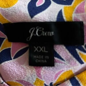 J.Crew Floral Top XXL